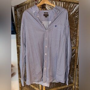 Men’s Ariat stretch long sleeve button down XXLT